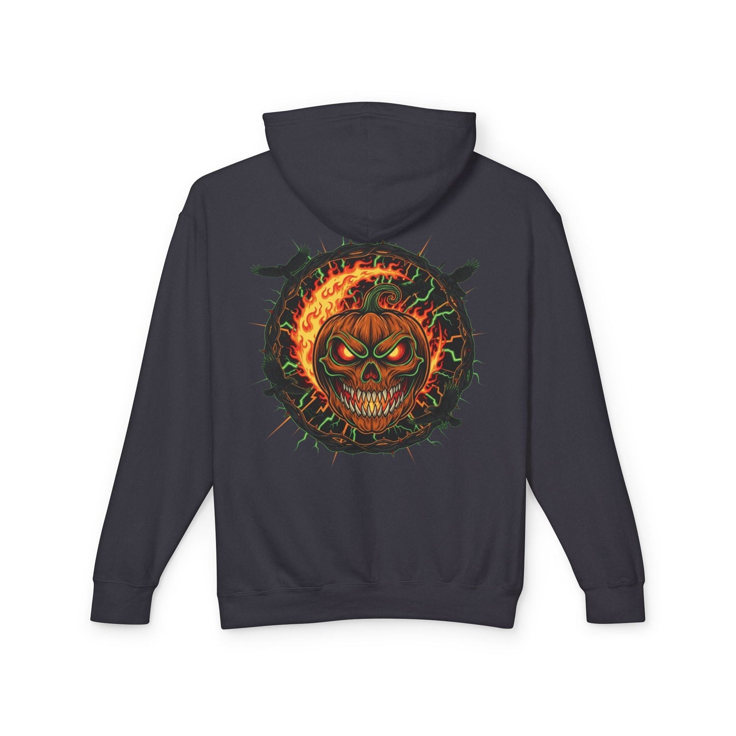 Skull Flame Hoodie - EchoFeel