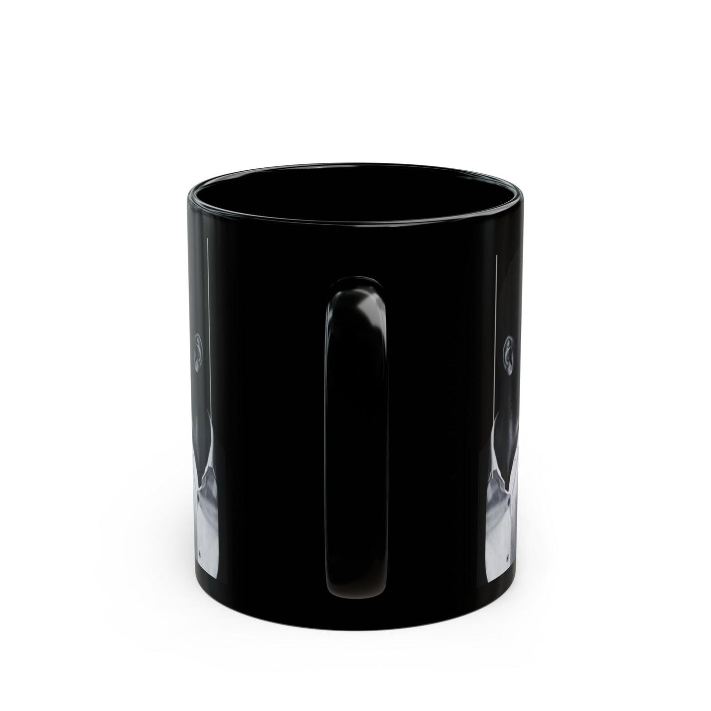 Mom Quote Black Mug