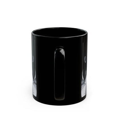 Mom Quote Black Mug
