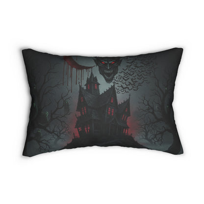 Haunted House Lumbar Pillow