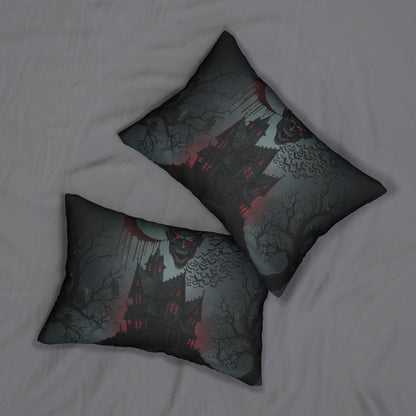 Haunted House Lumbar Pillow