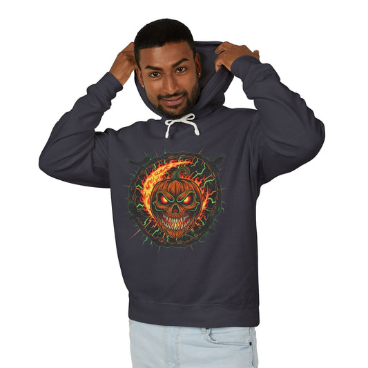 Skull Flame Hoodie - EchoFeel